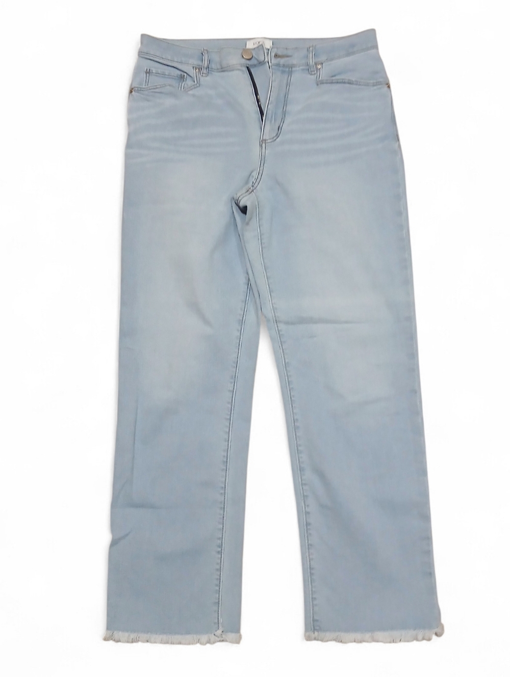 LOFT Size 6 Light Blue Straight-Leg Jeans